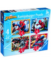 Пъзел Ravensburger 4 в 1 - Спайдърмен -1