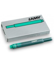 Комплект патрончета за писалка Lamy - Green T10