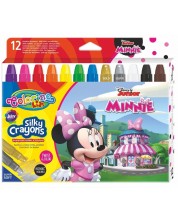 Пастели Colorino Disney - Junior Minnie Silky, 12 цвята -1