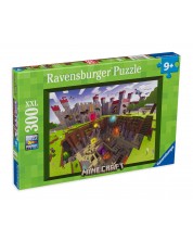 Пъзел Ravensburger от 300 XXL части - Майнкрафт