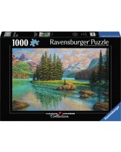 Пъзел Ravensburger от 1000 части - Духът на езерото Малигне