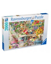 Пъзел Ravensburger от 2000 части - Градинарски рай