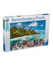 Пъзел Ravensburger от 2000 части - Гмуркане в Малдивите -1