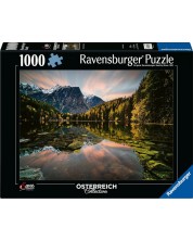 Пъзел Ravensburger от 1000 части - Природното Бижу: Езерото Пибург -1