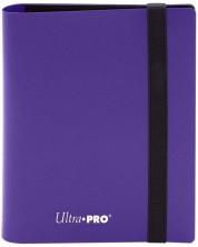 Папка за съхранение на карти Ultra Pro - Eclipse 2-Pocket PRO-Binder, Royal Purple (80 бр.)	
