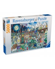 Пъзел Ravensburger от 5000 части - Фантастичната улица -1