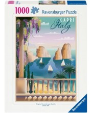 Пъзел Ravensburger от 1000 части - Пощенска картичка от Капри -1