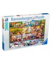 Пъзел Ravensburger от 2000 части - Животинско царство -1