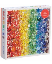 Пъзел Galison от 500 части - Цветни мрамори