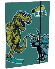Папка с ластик Lizzy Card - Dino Cool -1