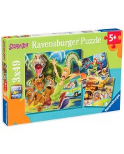 Пъзел Ravensburger от 3 x 49 части - Скуби Ду