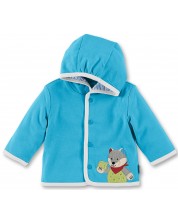 Памучно бебешко палтенце Sterntaler - С вълк, 62 cm, 4-5 месеца -1