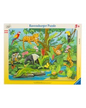 Пъзел Ravensburger от 11 части - Тропически животни -1