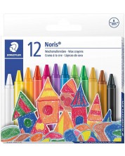 Восъчни пастели Staedtler Noris Club 220 - 12 цвята -1