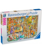 Пъзел Ravensburger от 1000 части - В библиотеката