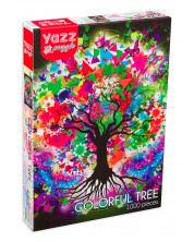 Пъзел Yazz Puzzle от 1000 части - Многоцветно дърво