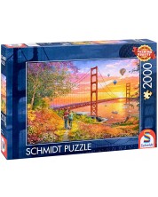 Пъзел Schmidt от 2000 части - Разходка до моста Golden Gate