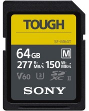 Памет Sony - Tough M-Series, SDXC, 64GB, UHS-II U3