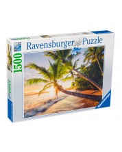 Пъзел Ravensburger от 1500 части - Скривалище на плажа -1