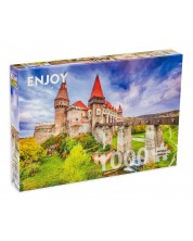 Пъзел Enjoy от 1000 части - Замъкът Корвин, Румъния -1