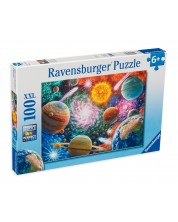 Пъзел Ravensburger от 100 XXL части - Звезди и планети -1