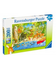 Пъзел Ravensburger от 200 XXL части - Горски приятели -1