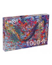 Пъзел Enjoy от 1000 части - Птича опашка -1
