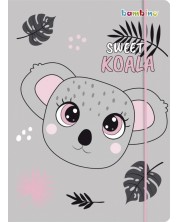 Папка с ластик Bambino Premium Koala - A4