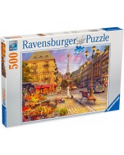 Пъзел Ravensburger от 500 части - Разходка из града