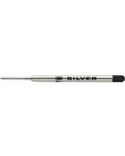 Пълнител за химикалка Ico Silver - 0.8 mm, черен -1