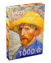 Пъзел Enjoy от 1000 части - Автопортрет с шапка