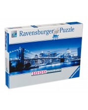 Панорамен пъзел Ravensburger от 1000 части - Светлия Ню Йорк -1