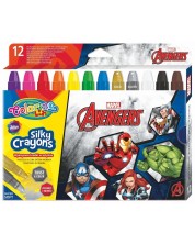 Пастели Colorino - Marvel Avengers Silky, 12 цвята -1