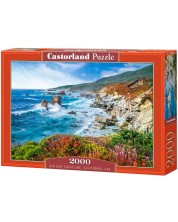 Пъзел Castorland от 2000 части - Крайбрежието на Биг Сур, Калифорния, САЩ -1