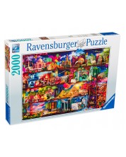 Пъзел Ravensburger от 2000 части - Светът на книгите