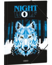 Папка с ластик Ars Una Nightwolf - А4