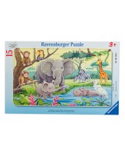 Пъзел Ravensburger от 15 части - Животните на Африка -1