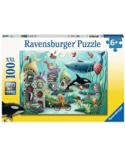 Пъзел Ravensburger от 100 XXL части - Подводни чудеса -1