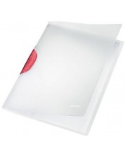 Папка с клип Leitz Color Clip - Magic, бяла
