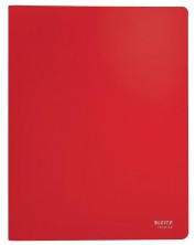 Папка Leitz - С 20 джоба, А4, червена
