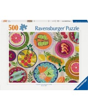 Пъзел Ravensburger от 500 части - Вкусен пикник -1