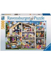 Пъзел Ravensburger от 5000 части - Къщата за кукли на Гелини -1