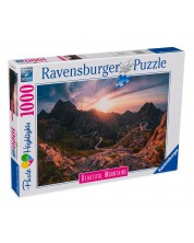 Пъзел Ravensburger от 1000 части - Красиви планини -1