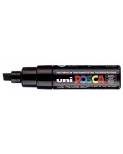 Перманентен маркер Uniball Posca на водна основа – Черен, 8.0 mm