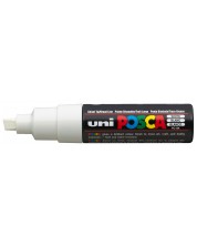 Перманентен маркер Uniball Posca на водна основа – Бял, 8.0 mm -1