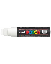 Перманентен маркер Uniball Posca на водна основа – Бял, 15.0 mm -1