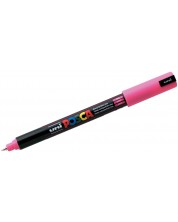 Перманентен, ултра фин маркер Uni Posca - PC-1MR, 0.7 mm, розов