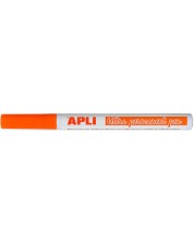 Перманентен маркер Apli, оранжев -1