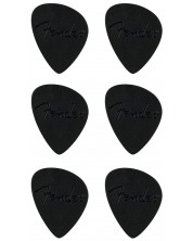Перца за китара Fender - Offset Picks, 6 броя, черни -1