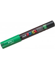 Перманентен маркер с объл връх Uni Posca - PC-1M, 1.0 mm, зелен